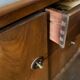Mid century modern dutch corner wall unit