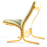 Ingmar Relling Siesta vintage retro leather armchair