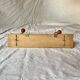Portemanteau mural  vintage - double patère - boules rouges en bois