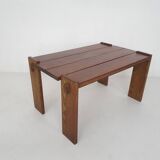 Solid oak dining table, The Netherlands 1970's