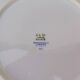 6 flat plates, Limoges porcelain, Bernardaud, Beijing No. 1