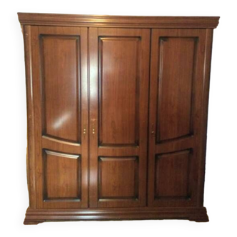 Louis Philippe style cherry wood cabinet