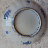 Scalloped plate, IMARI porcelain, JAPAN, 19th / 20th century, bird and flower motifs