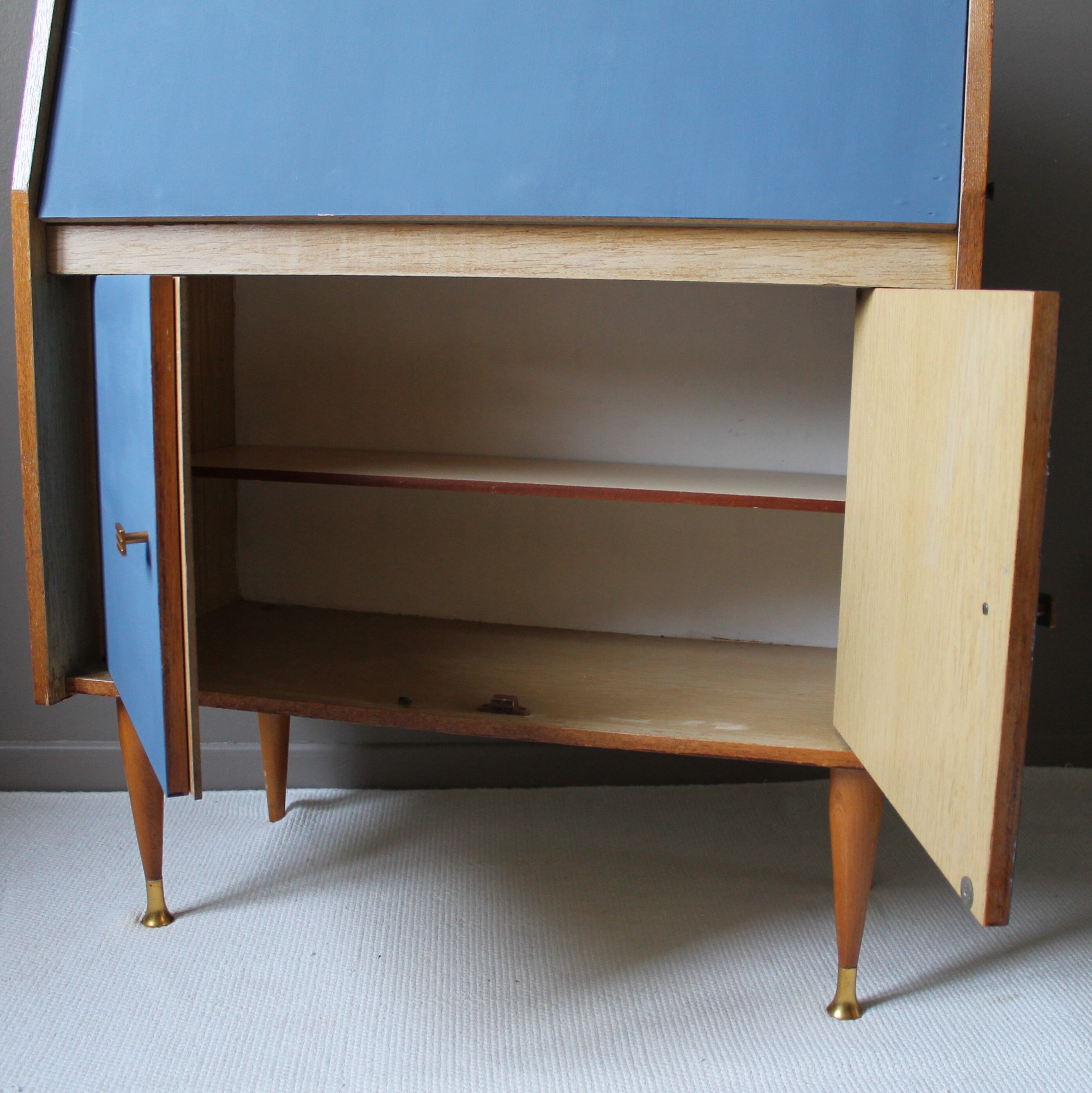 Meuble 'secrétaire-bureau' vintage