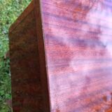 Varnished bedside tables