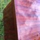 Varnished bedside tables