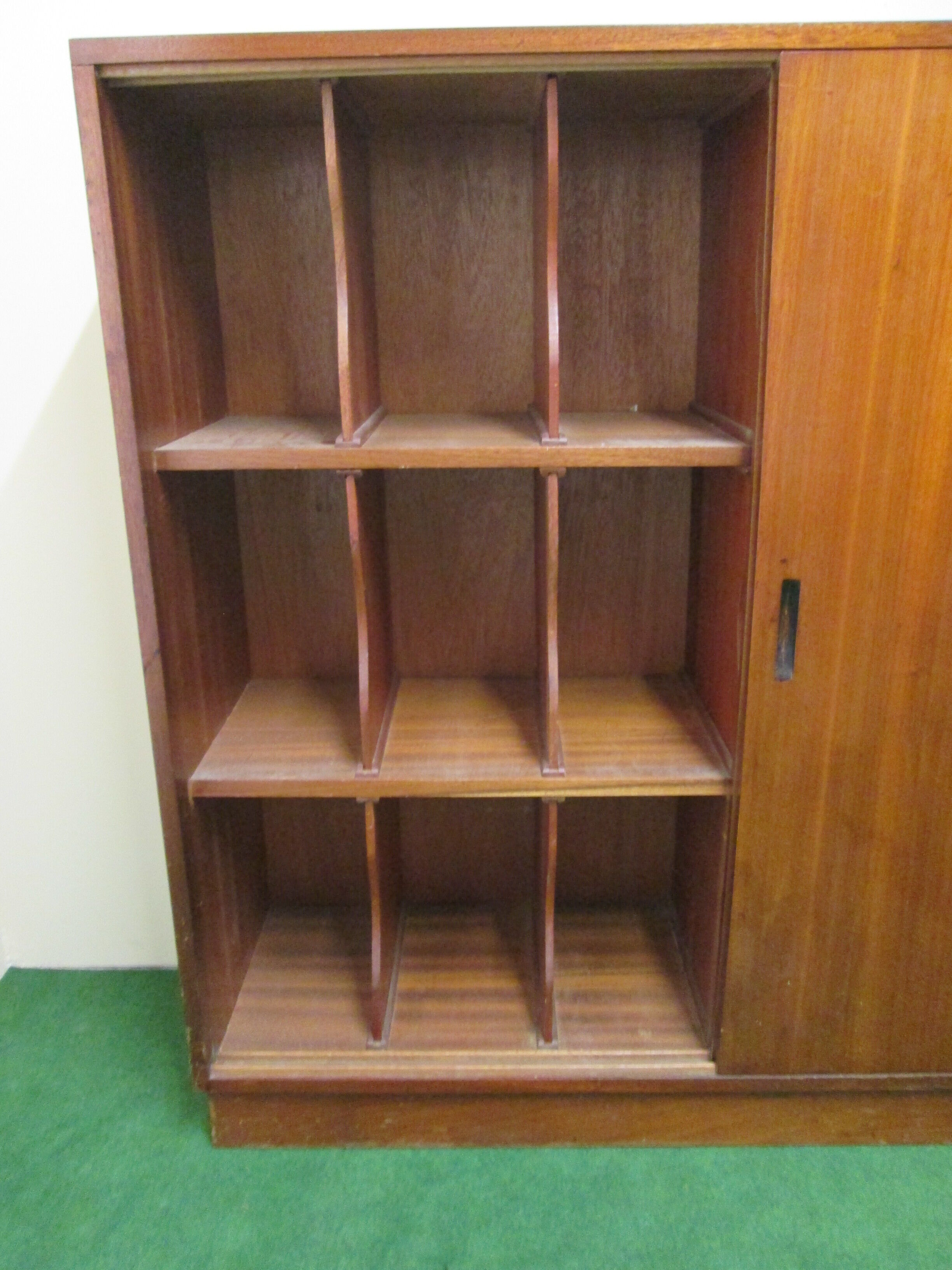 1970 mahogany binder with lockers