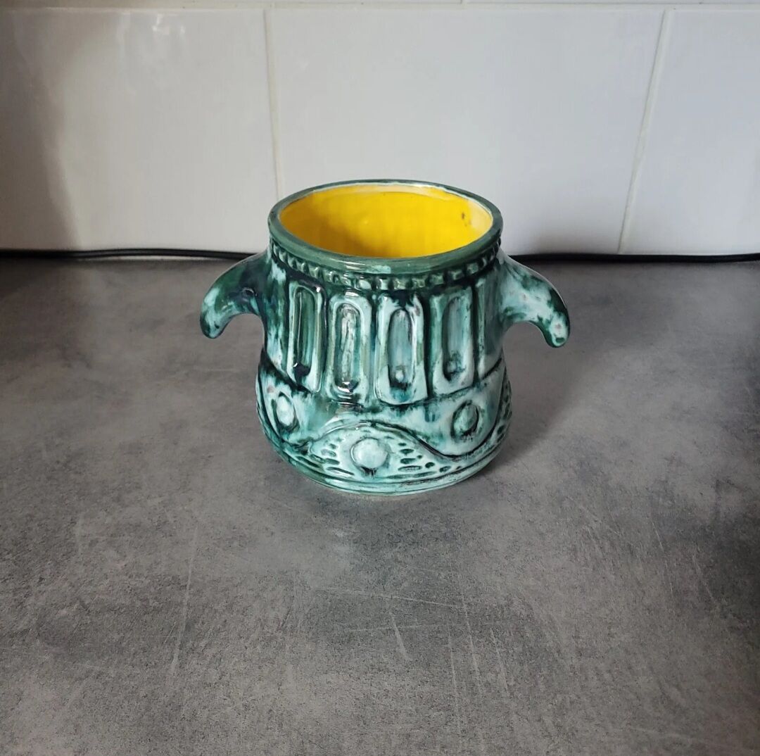 Zoomorphic Ceramic Vase Atelier Dieulefit Vintage