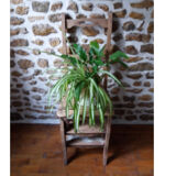 Chaise escabeau ancienne