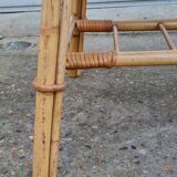 Rattan coffee table 50s