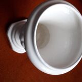 Vase vintage en céramique blanche, Allemagne