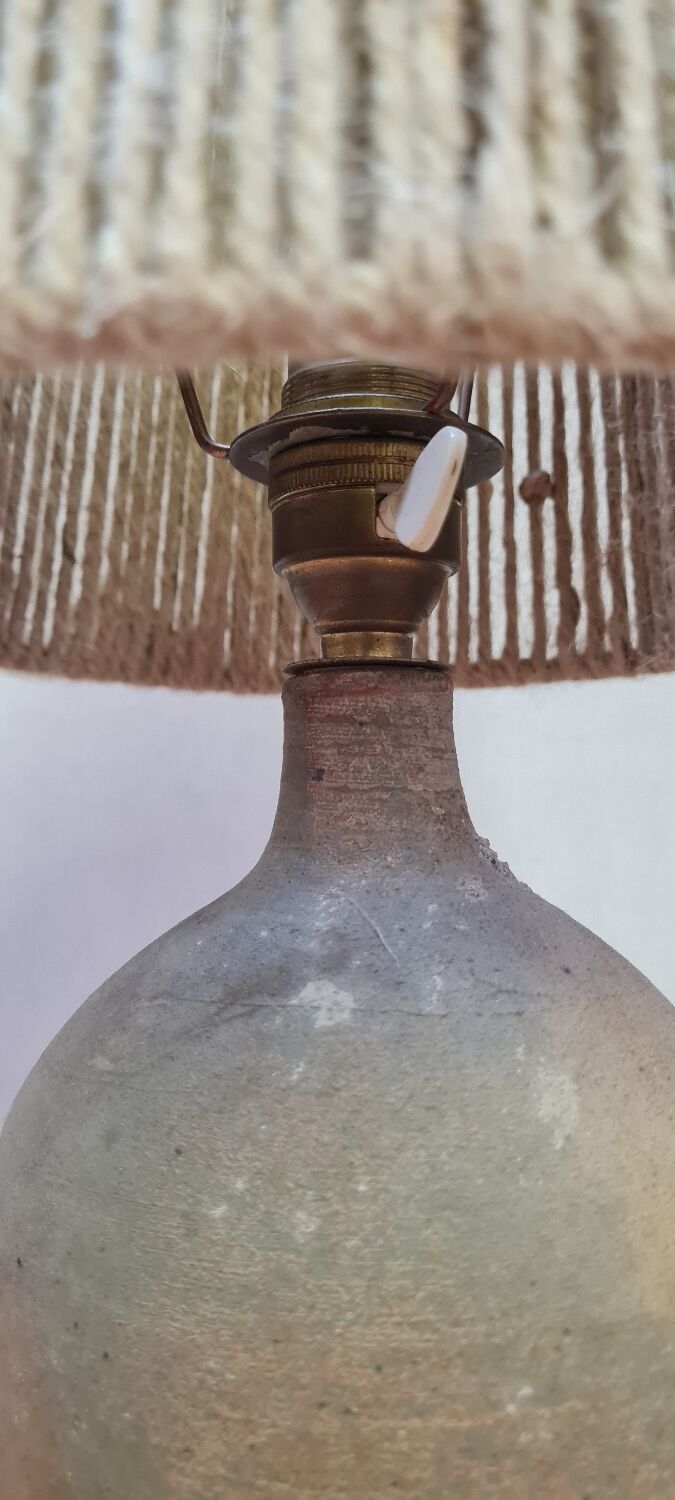Sandstone lamp circa 1950