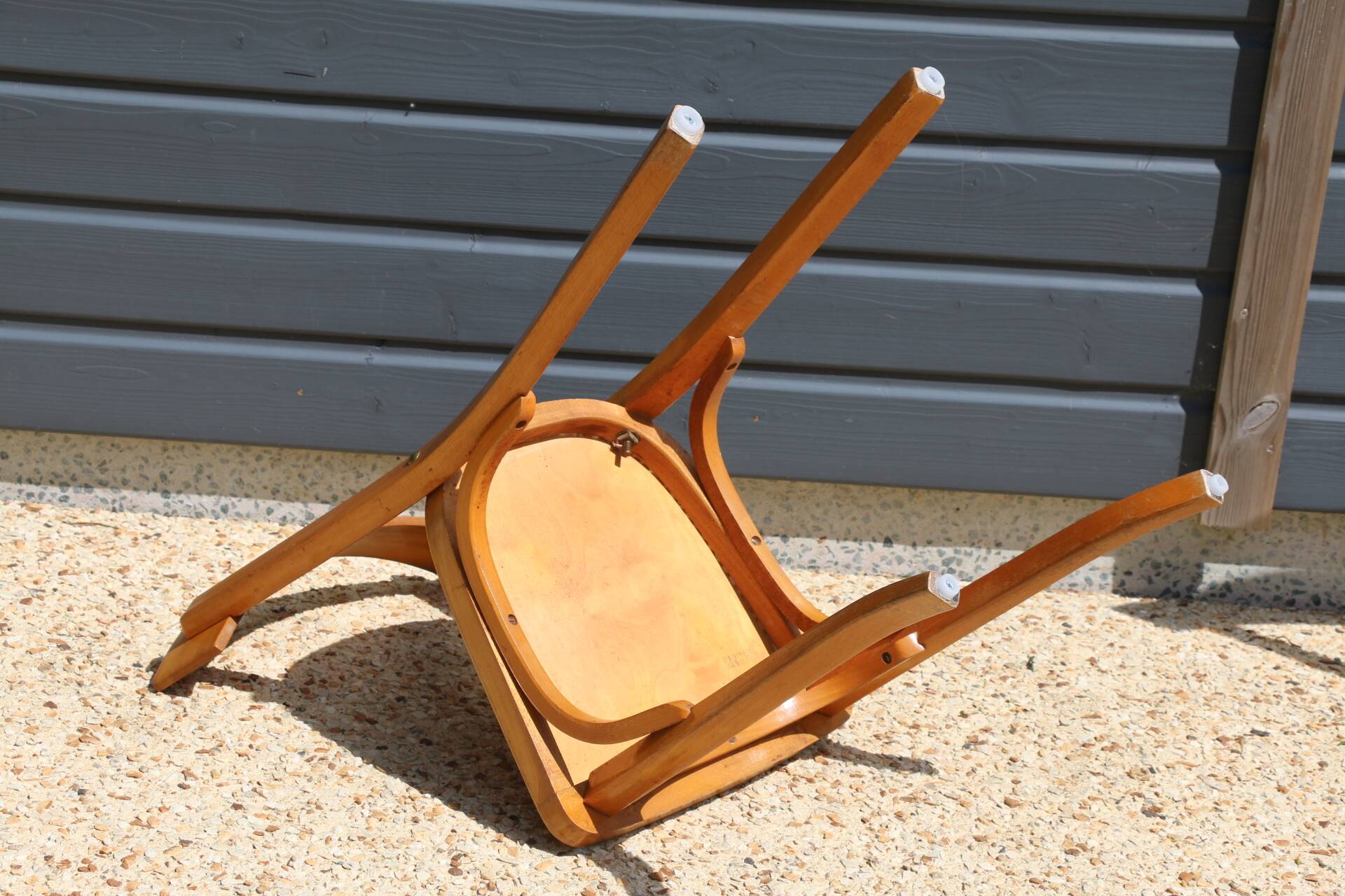 2 BAUMANN chairs No. 21 in light beech
