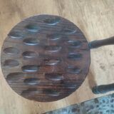 Pair of wooden shepherd's stools