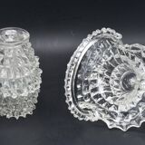 Set of 2 Ercole Barovier Rostrato Murano Italian Glass Vase for Barovier & Toso