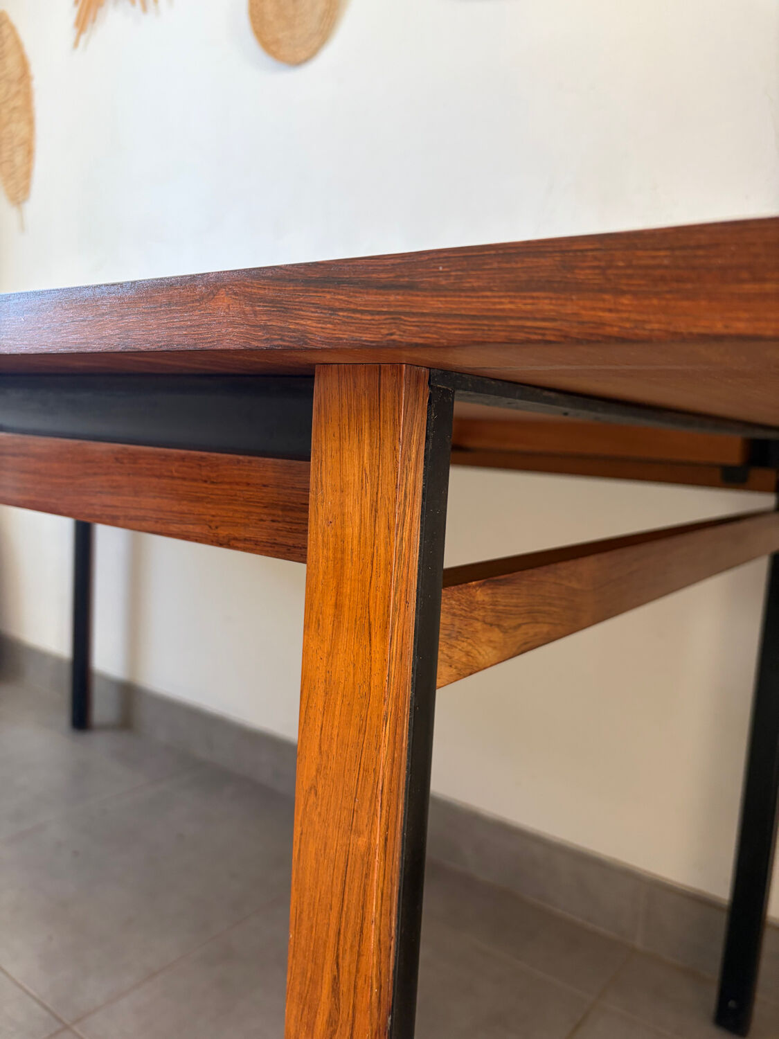 Vintage designer extendable table