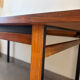 Vintage designer extendable table