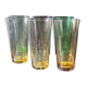 Set of 6 coloured vintage juice glasses in very good condition.