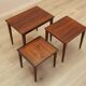 Set of three rosewood coffee tables, Danish design, 1960s, made in Denmark