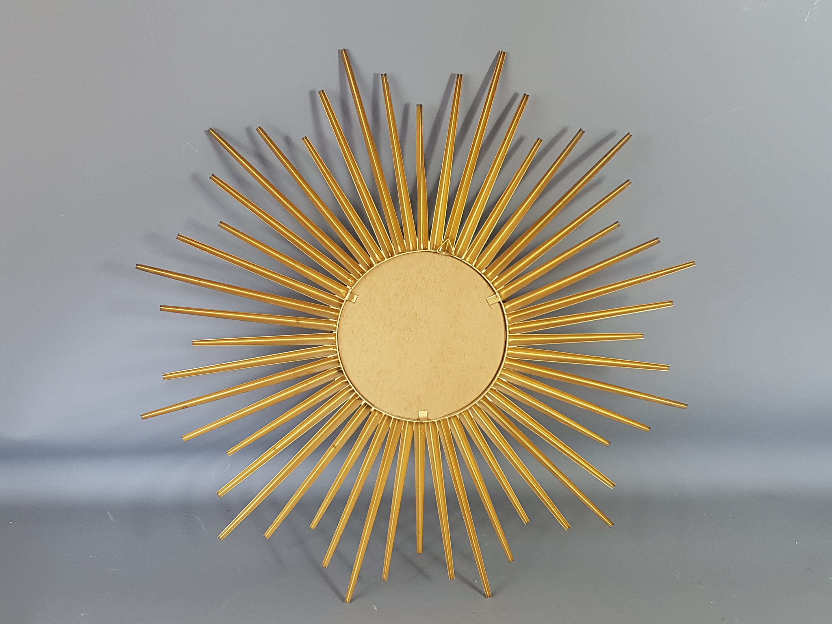 Chaty Vallauris gold metal sun mirror 50 cm