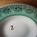 Set of 6 Badonviller soup plates