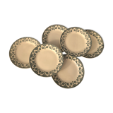 Set of 6 dessert plates Terre de Fer
