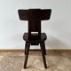 Set of six mid-century dining chairs