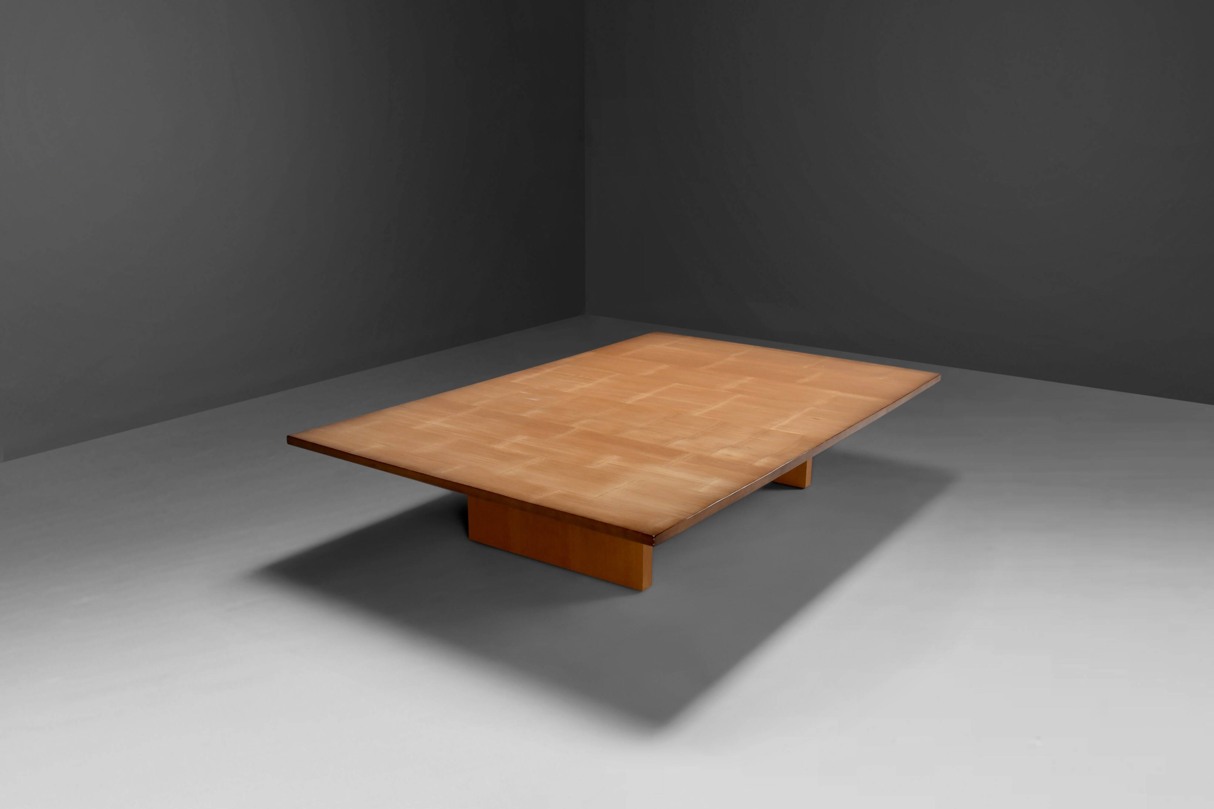 Large Bamboo Coffee Table by Axel Vervoordt, Belgium