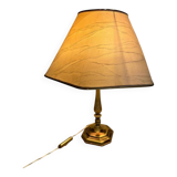 Vintage 1950s brass lamp