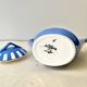Large Fox Trott Sarreguemines coffee pot in art deco earthenware, 1930s vintage