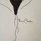 Nice press fashion illustration Pierre Cardin of the 90s