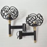 Pair of vintage wall lights from the 1950s