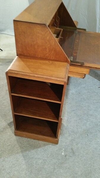 Bureau secrétaire en chêne