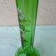 Enamelled glass vase