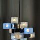 Ten-Light Mid-Century Modern Murano Glass Chandelier by Carlo Nason for Mazzega