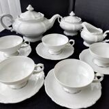 Heinrich H&G White Bavarian Porcelain Tea Set