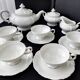 White porcelain tea service from Bavaria Heinrich H&G
