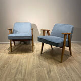 Paire de fauteuils 300 177, conçu par J. Chierowski, Dolnośląska Fabryka Mebli In świebodzice