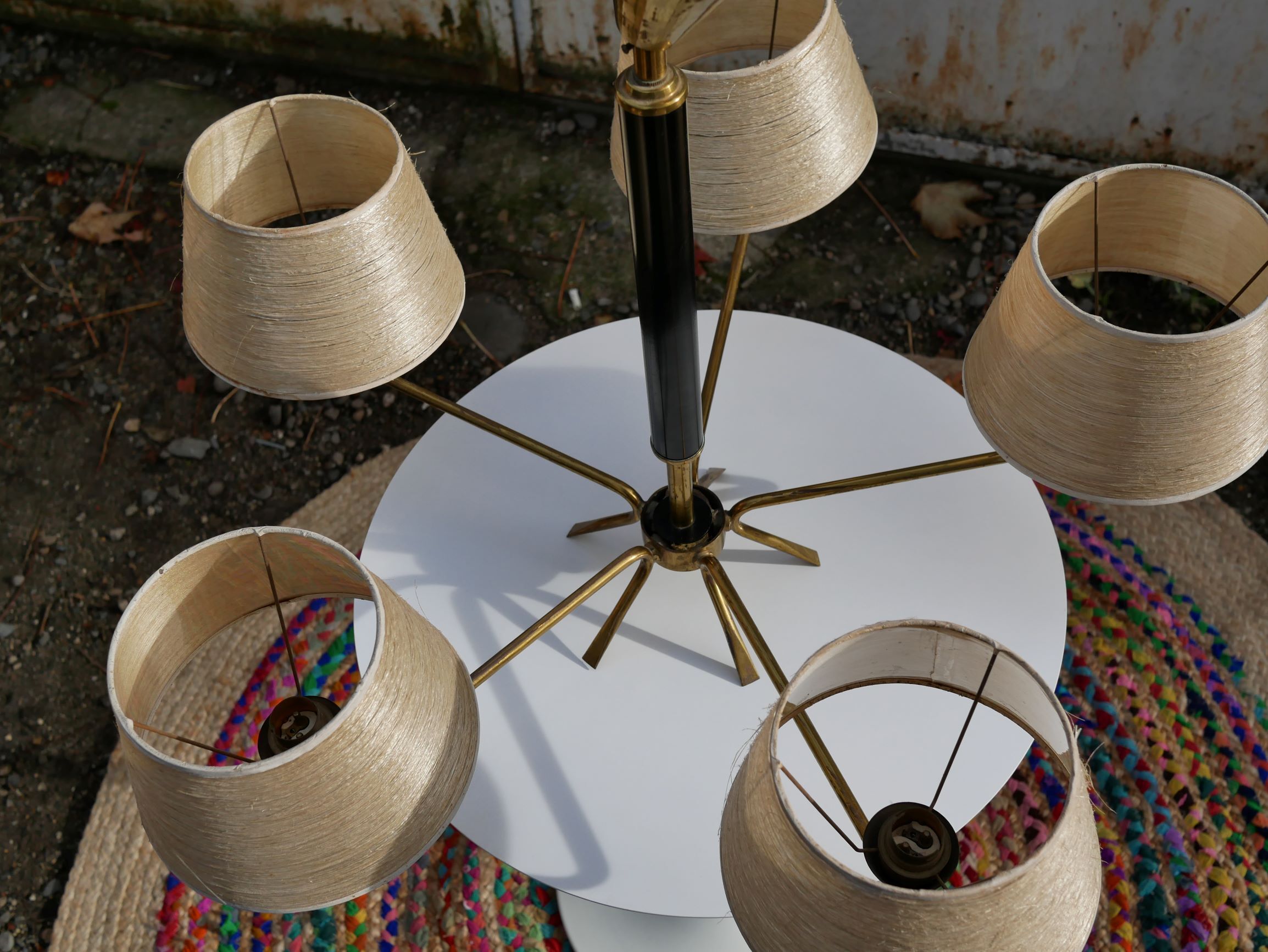 Vintage brass chandelier