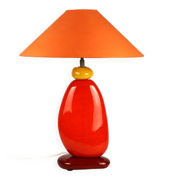 Lampe galets de François Chatain 1980