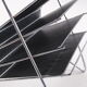 1960s Vintage Voss German Metal and Vinyl Magazine Rack