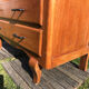 1950 vintage chest of drawers in gilded oak