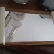 Art deco tray metal and mirror