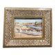 Marquetry photo frame