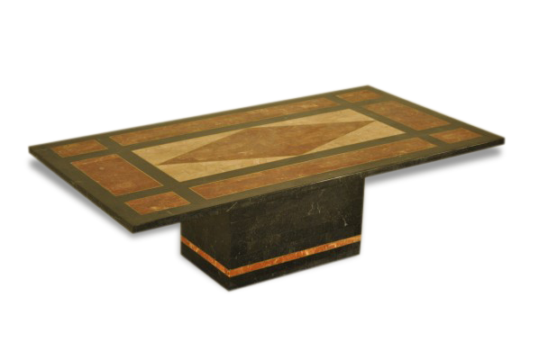 Table low neoclassical Italian of the 1970s