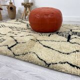 Handmade wool Berber rug 278 X 150 CM