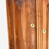 Low art nouveau sideboard in walnut
