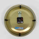 Railway gold Factory Clock from Pragotron, 1970's