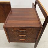 Rosewood 'Floating' Desk By Gunnar Nielsen For Tibergaard, 1960s.