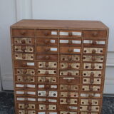 Meuble d'horloger 48 tiroirs